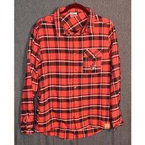 Persona 5 Royal Men's Large Checkered Flannel Shirt Long Sleeve Collectible